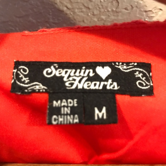 Like new barely worn red dress. - Picture 2 of 4